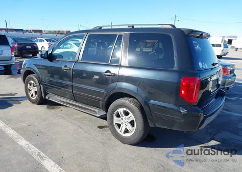 2004 Honda Pilot Ex-L from USA, damaged, VIN 2HKYF18594H601942